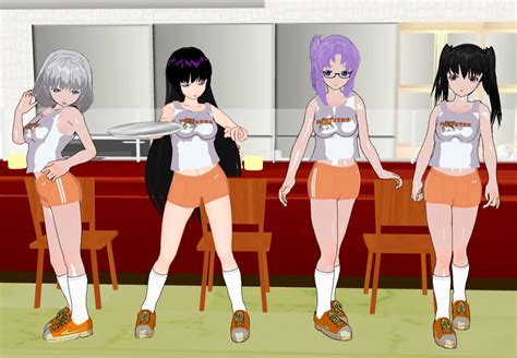 Date A Live Girls Hooters By Quamp On Deviantart