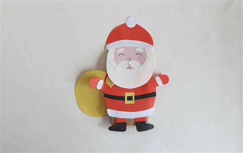 Santa Paper Bag Puppet Frosting And Glue Easy Desserts And Kid Crafts