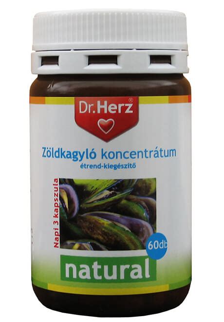Sanct bernhard zöldkagyló kapszula 170 db. DR Herz Zöldkagyló Kivonat 500mg 60 db kapszula - Dr. Herz