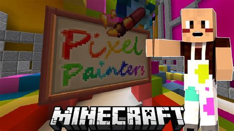 Pixel Painters Minecraft Mini Game Im Not An Artist Youtube