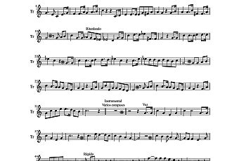 Vicente lópez y planes (versos) y d. Himno Nacional Argentino partitura para Trompeta Letra de ...
