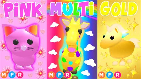 We Tried The One Color Mega Neon Pet Challenge In Adopt Me Roblox