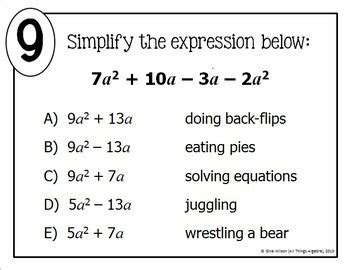 Maybe you would like to learn more about one of these? Combining Like Terms Math Lib by All Things Algebra | TpT