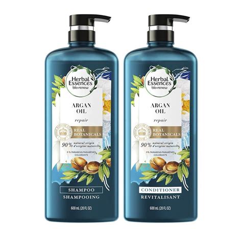 Herbal Essences Repairing Argan Oil Of Morocco Shampoo And Conditioner Set With Natural Source