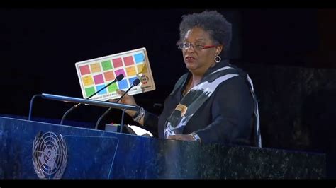 barbados prime minister mia mottley speaks at sdg moment 2022 youtube