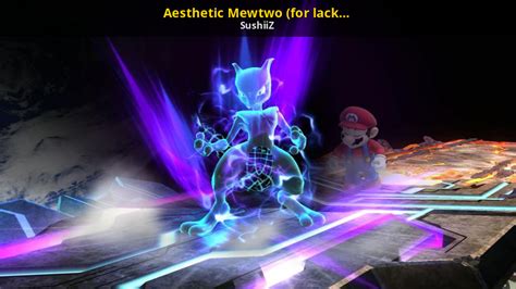 Aesthetic Mewtwo For Lack Of A Better Name Super Smash Bros Wii U