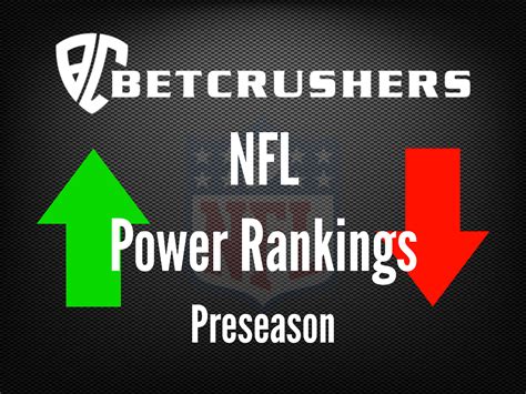 Nfl Power Rankings Betcrushers