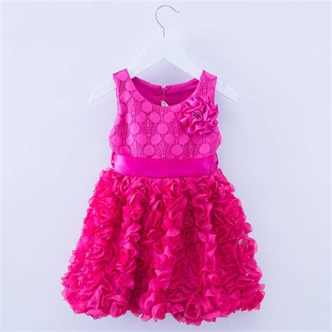 Buy Cheap Toddler Girl Clothing 2016 Summer Solid Lace Girls Princess