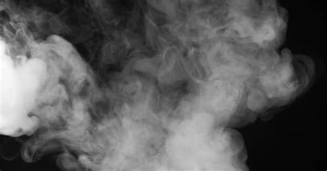 White Smoke On Black Background Stock Video Envato Elements