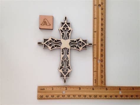Wooden Cross Laser Cut Wood Shapes Ready To Paint Woodcraft Etsy