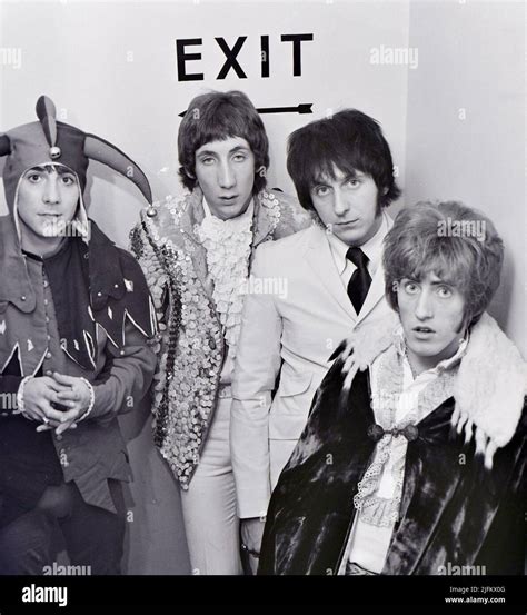 The Who Uk Rock Group In October 1967 From Left Keith Moon Pete