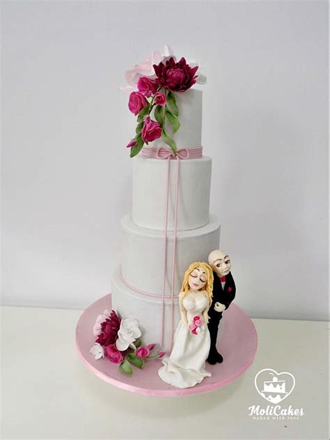 Wedding Cake Decorated Cake By Moli Cakes Cakesdecor