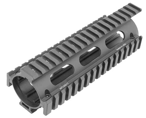 Utg Pro Mtu001t Pro Quad Rail Drop In Handguard Carbine With Extensions