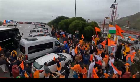 hundreds of bay area hindus and sikhs brave rain cold for lord ram car rally on sunday indica