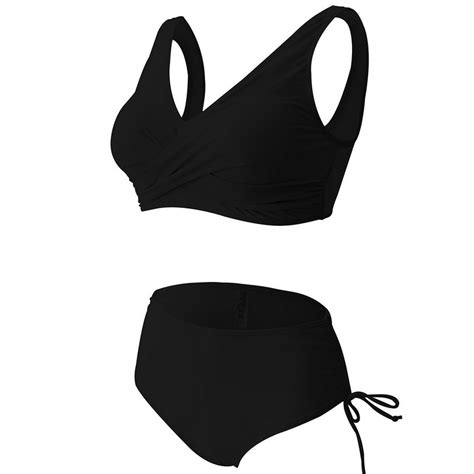 Solid Sexy Bikini 2021 Summer Swimsuit Women 2 Pieces High Waist Bikini Push Up Swimwear Tankini