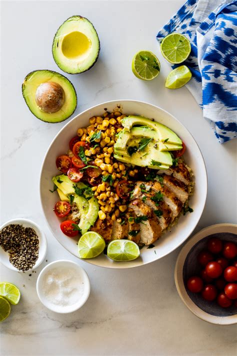 Mexican Chicken Lunch Bowls Simply Delicious