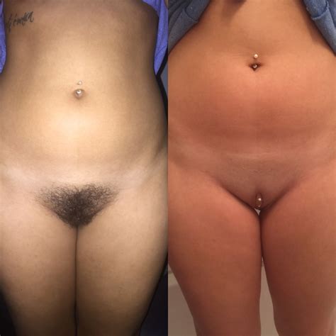 Photo For Nothing Hairy Vagina Before And After Shave