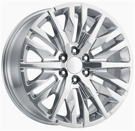 20 X9 Inch Chevy Tahoe Oe Replica Wheels Polished 2019 Sierra Denali Rims