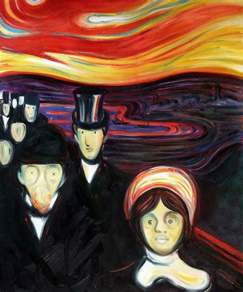 Edvard Munch Anxiety Painting Hot Sex Picture