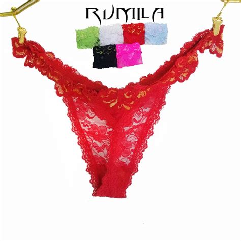 Colorful Fashion Womens Sexy Lace Thongs G String Underwear Panties