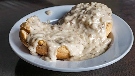 Biscuits N Gravy Breakfast The Purple Place Bar And Grill American Restaurant In El Dorado