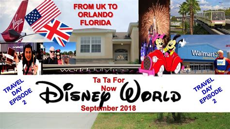 Disney World Travel Day Vlog Episode 2 September 2018 Youtube