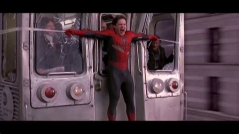 Spider Man Stops The Train Youtube