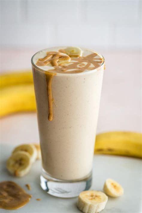 Peanut Butter Banana Smoothie Food With Feeling Peanut Butter