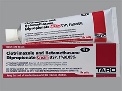 Clotrimazole Betamethasone 1 005 Crm 45 Gm By Taro Pharmaceuticals