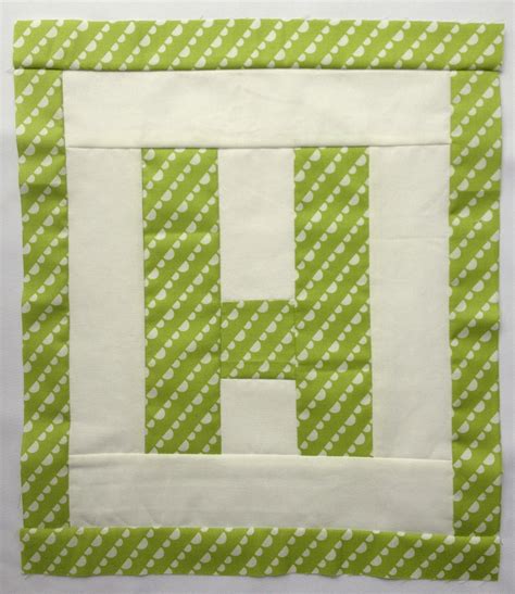 Easy As Abc Qal Letter H Blossom Heart Quilts