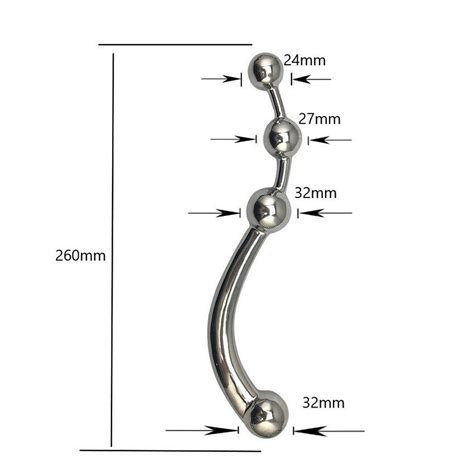 Stainless Steel Metal Anal Plug G Spot Dildo Penetration Anal Beads Butt Plug Ebay