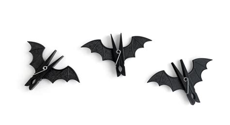 Spooky Bat Pegs Vampire Bat Goth Home Vintage Halloween