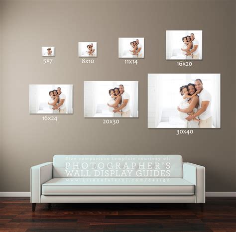 Free Hufnagel Template And Action Wall Display Guides And Virtual Room Scenes For Photographers