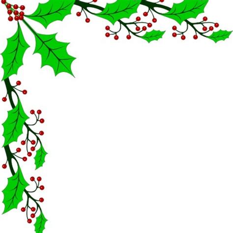 Christmas Holly Border Clip Art Free 20 Free Cliparts Download Images