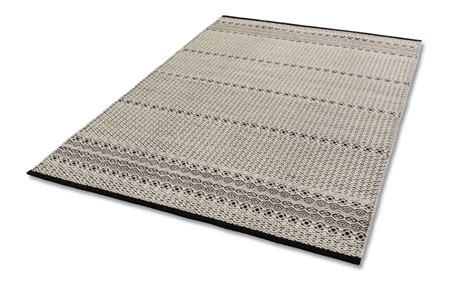 Der schlichte, dunkle teppich kann zu. Teppich Astra Morrelino 6431-201-044 Raute schwarz/weiß