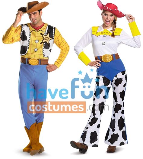 Couples Toy Story Woody And Jessie Adult Costume Have Fun Costumes