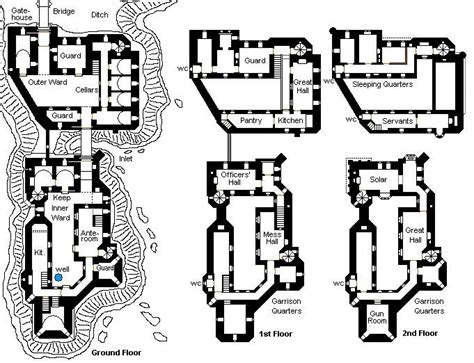 Castle golf is a premier designer and builder custom miniature golf courses, both indoor and outdoor. Pin by Tom Kilian on Maps | Castle floor plan, Castle ...