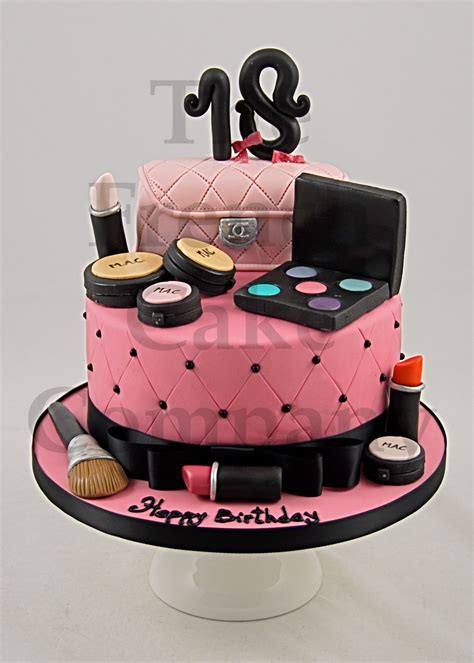 That S So Cool Make Up Cake 18th Birthday Cake Makeup Birthday Cakes