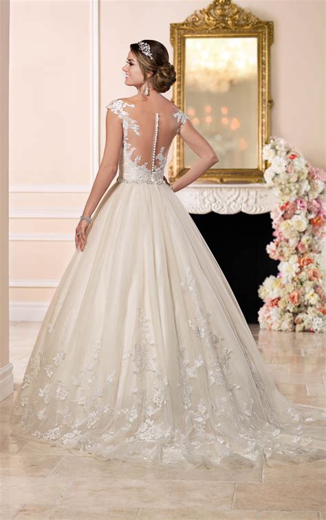 Lace And Tulle Ball Gown Wedding Dress Stella York