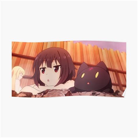 Megumin And Chomusuke Konosuba Poster For Sale By Cookiestyle