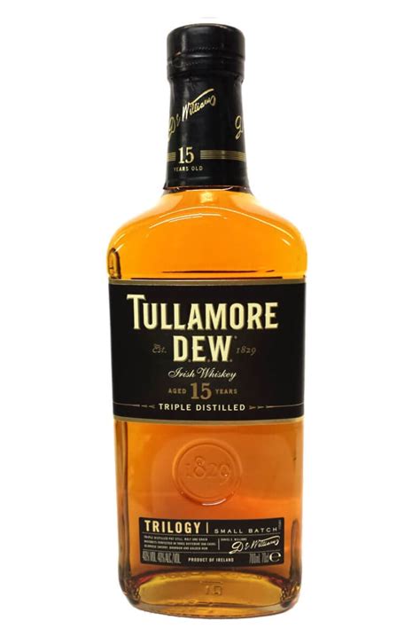 Tullamore Dew 15 Year Old Trilogy Triple Distilled Irish Whiskey