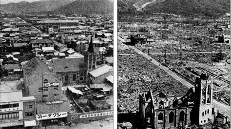 Hiroshima Before And After The Atomic Bombing In Pictures