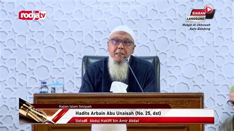 Live Ustadz Mahfudz Umri Lc Prinsip Dasar Islam Youtube