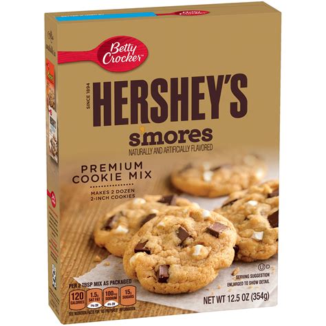 Betty CrockerÂ® Hersheys Cookie Mix Smores 125 Oz Box