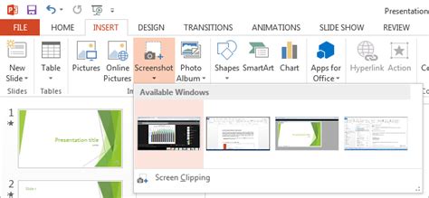 How To Easily Add Screenshots To A Powerpoint Slide Powerpoint Tips