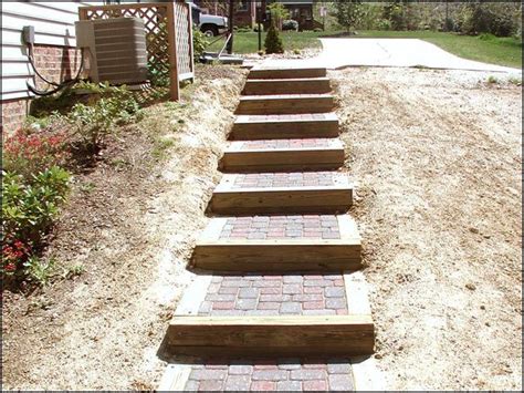 How To Build Steps With Pavers On A Slope