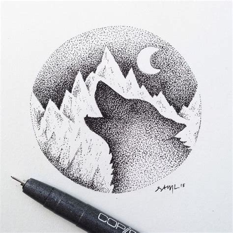 Simple Yet Intense Stipple Art To Help You See The Details Bored Art