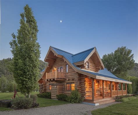Log Home บ้านไม้ในหุบเขา Wood River Valley ใน Idaho 2024 2567 รีวิว