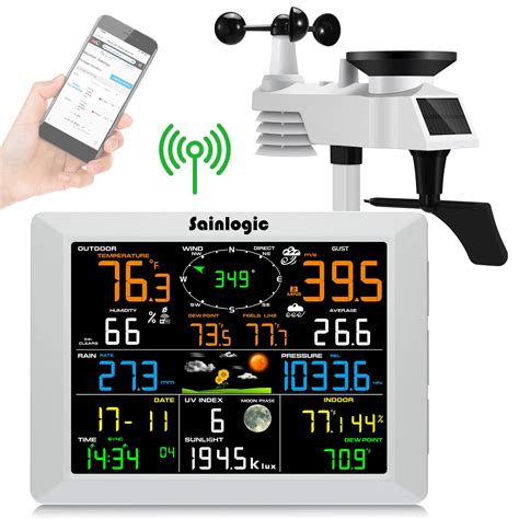 Mua Sainlogic WiFi Weather Station with 8.3 inch Large Display Wireless