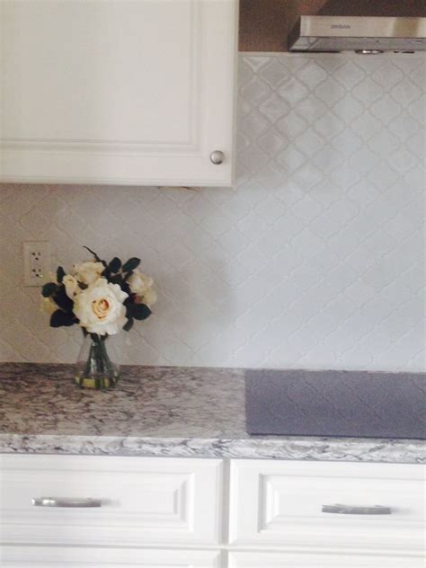 Funlife | white arabesque tiles, backsplash tile sticker, peel and stick, waterproof and removable. Pin on Home